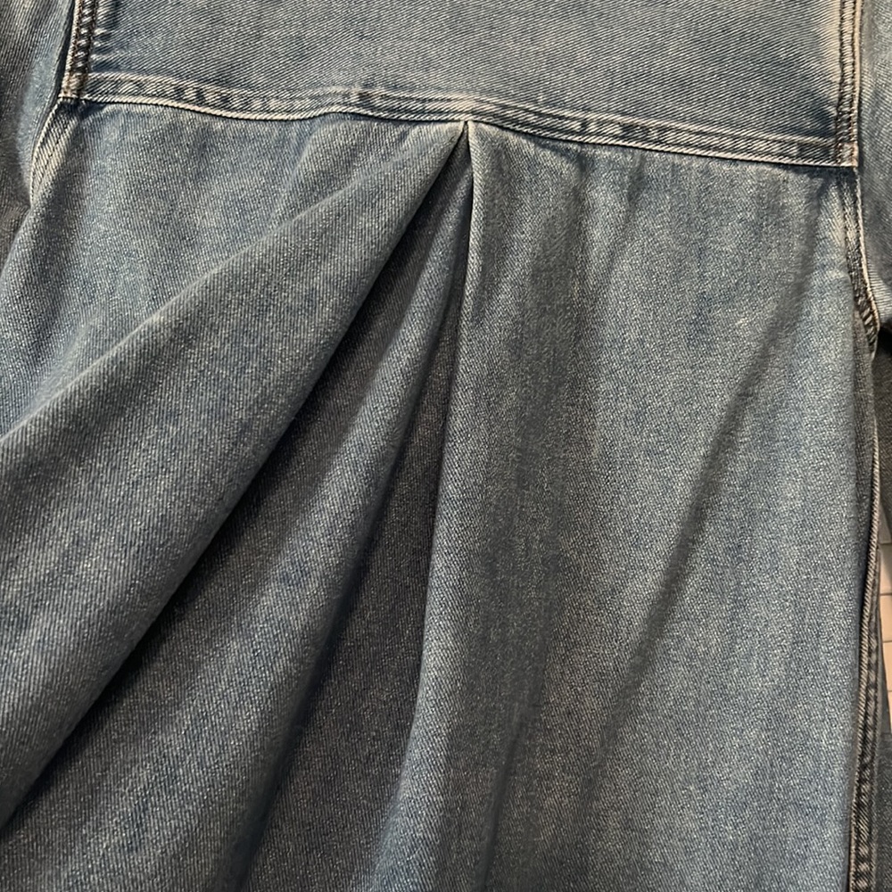 Madewell Pleat-back Denim Jacket, size x-small - Picture 5 of 6